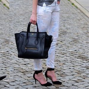 Forever 21 Faded Floral Jeans